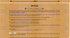Desktop Screenshot of orgel.datzko.ch